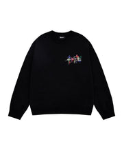 Cross Star Letter Print Sweatshirt